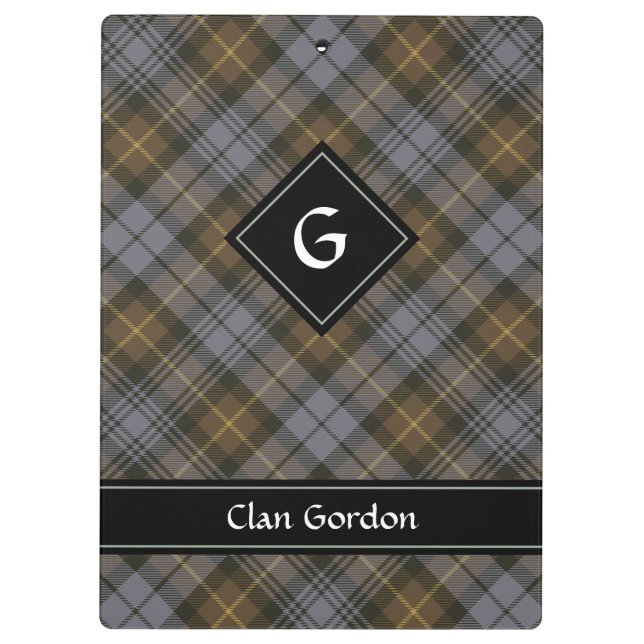 Carpeta De Pinza Clan Gordon Weathered Tartan Clipboard (Reverso)