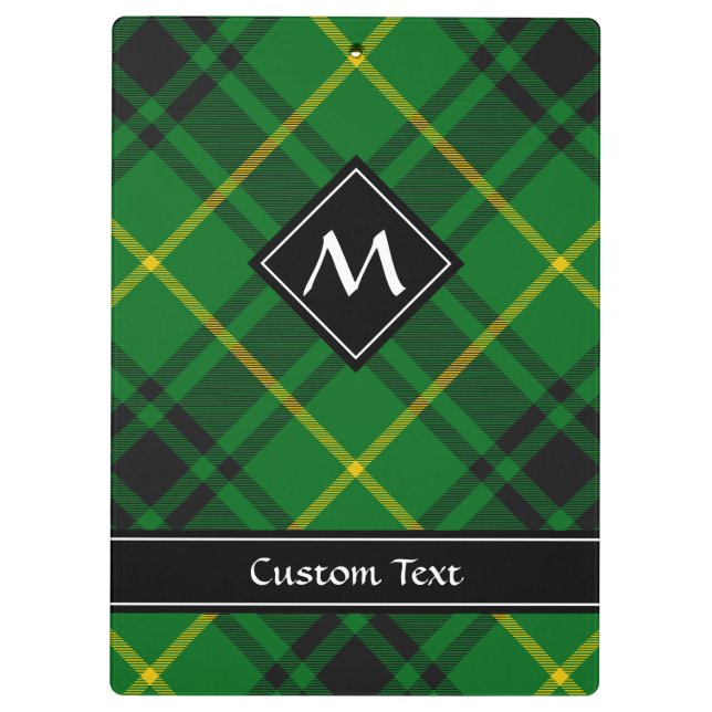 Carpeta De Pinza Clan MacArthur Tartan (Reverso)