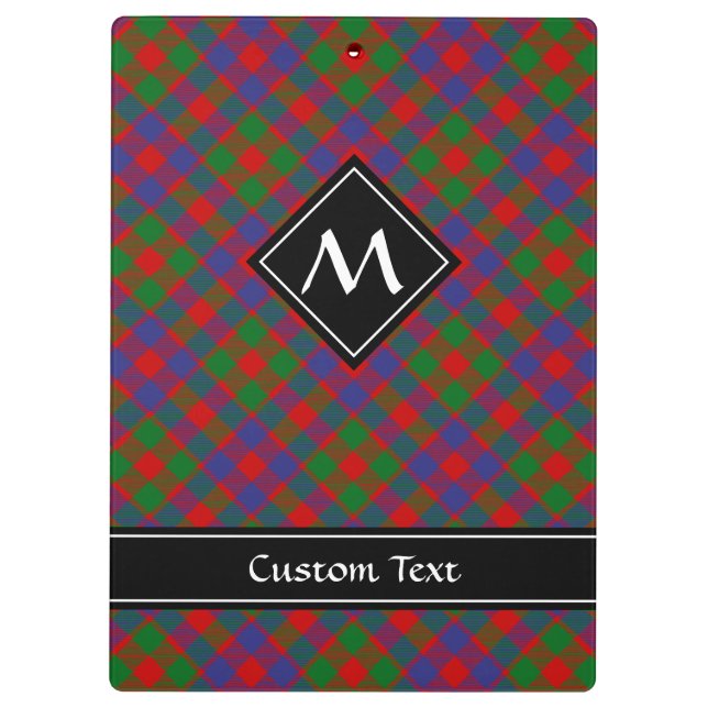 Carpeta De Pinza Clan MacGowan Tartan (Reverso)