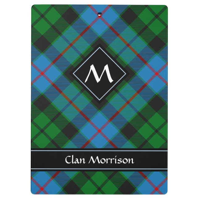 Carpeta De Pinza Clan Morrison Hunting Tartan Clipboard (Reverso)