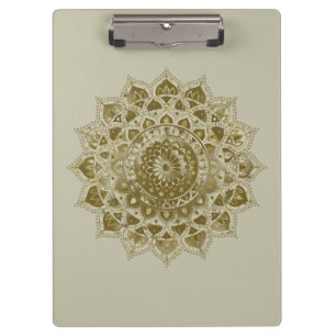 Carpeta De Pinza Clásico Mandala India Estilo Colorido 4