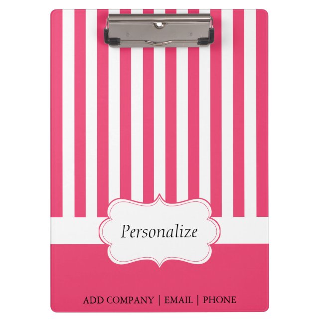 Carpeta De Pinza Classy Cayenne Stripes | DIY Textos (Anverso)