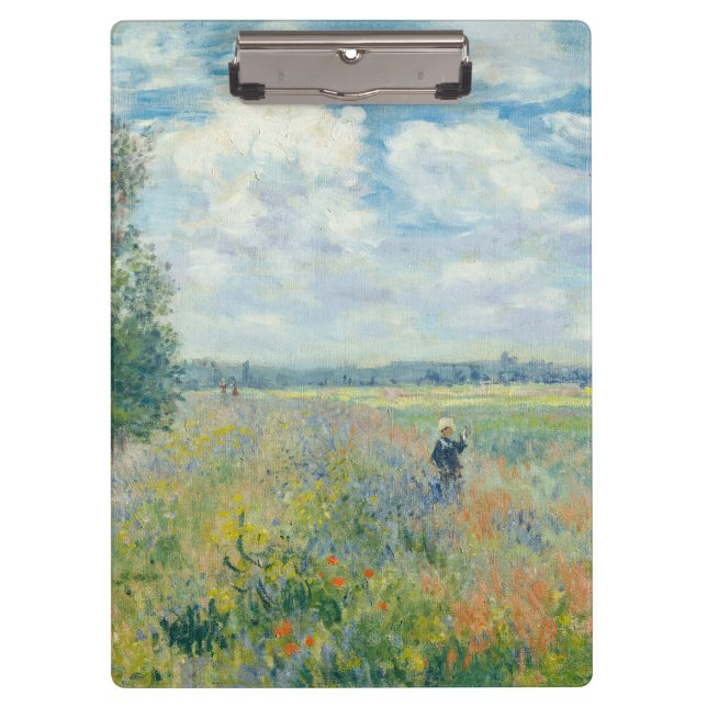 Carpeta De Pinza Claude Monet - Campos de amapola cerca de Argenteu (Anverso)