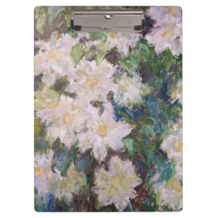 Carpeta De Pinza Claude Monet - Clemátides blancas