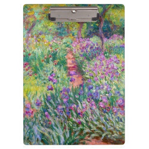 Carpeta De Pinza Claude Monet - El jardín de iris en Giverny