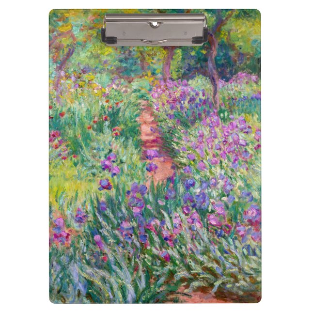 Carpeta De Pinza Claude Monet - El jardín del Iris en Giverny (Anverso)