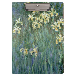 Carpeta De Pinza Claude Monet el los iris amarillos