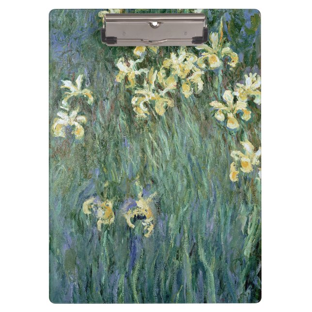 Carpeta De Pinza Claude Monet el | los iris amarillos (Anverso)