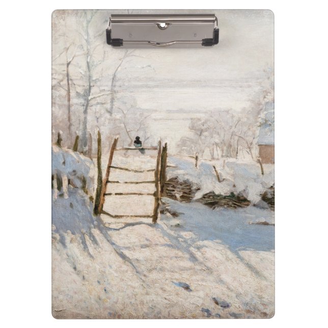 Carpeta De Pinza Claude Monet - La Urraca (Anverso)
