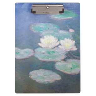 Carpeta De Pinza Claude Monet - Lilies de agua, efecto nocturno