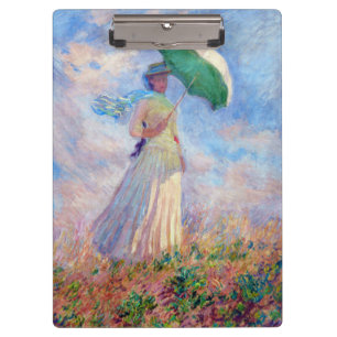 Carpeta De Pinza Claude Monet - Mujer con Parasol a la derecha