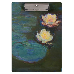Carpeta De Pinza Claude Monet Nenúfares Arte al Óleo Impresionista