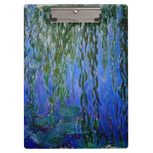 Carpeta De Pinza Claude Monet - Nenúfares con sauce llorón
