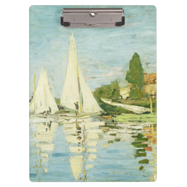 Carpeta De Pinza Claude Monet. Regattas en Argenteuil (Anverso)