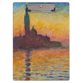Carpeta De Pinza Claude Monet - San Giorgio Maggiore en Dusk