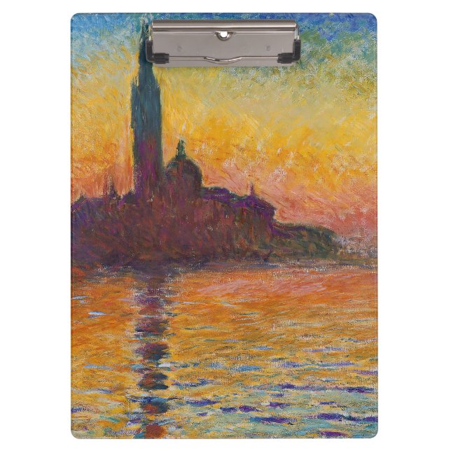 Carpeta De Pinza Claude Monet - San Giorgio Maggiore en Dusk (Anverso)