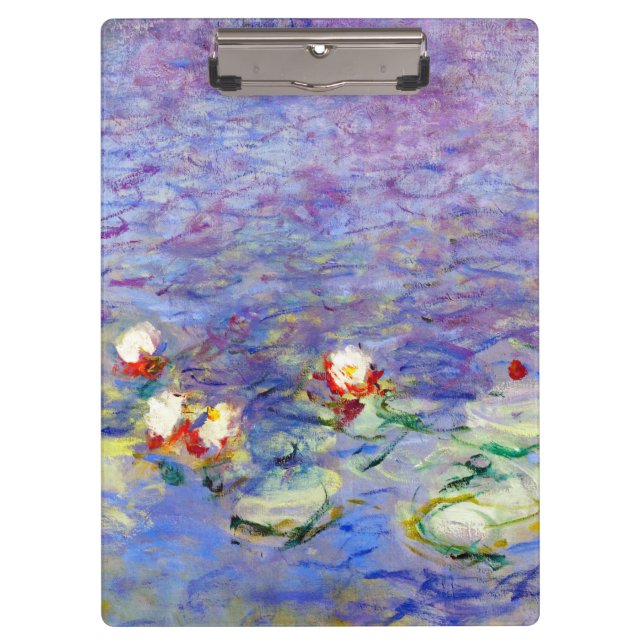 Carpeta De Pinza Claude Monet - Water Lilies (Anverso)