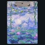 Carpeta De Pinza Claude Monet Water relaja arte impresionista franc<br><div class="desc">Claude Monet Water Lilies es una colección de aproximadamente 250 pinturas al óleo del impresionista francés Claude Monet. Los cuadros representan el florido jardín de Monet en Giverny.</div>