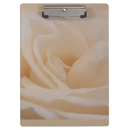 Carpeta De Pinza Clausura de Rosa de color crema