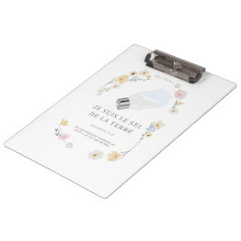 Carpeta De Pinza Clipboard chrétien – « Tu es le sel de la terre »
