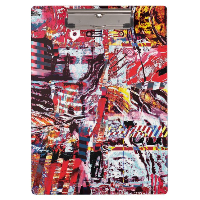 Carpeta De Pinza Clipboard – Fragmented Pulse (Anverso)