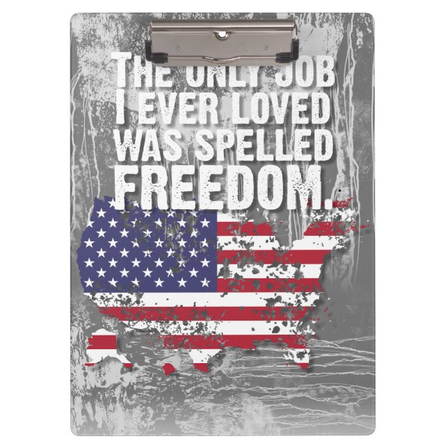 Carpeta De Pinza Clipboard – Freedom Job (Anverso)