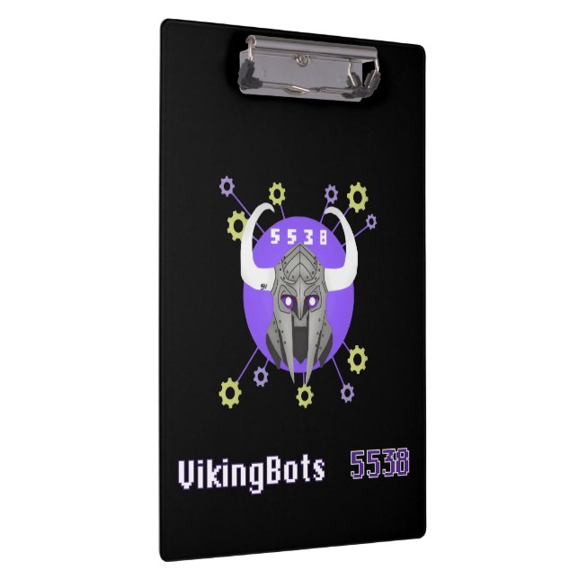 Carpeta De Pinza Clipboard Swan Valley VikingBots  (Derecha)