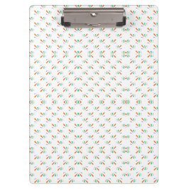 Carpeta De Pinza clipboard with a repeating pattern