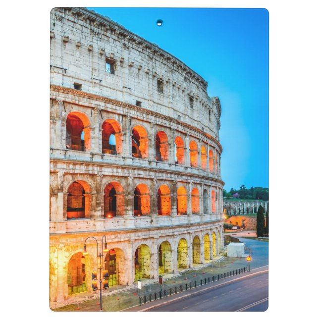 Carpeta De Pinza Clipboards Colosseo Roma Italia (Reverso)