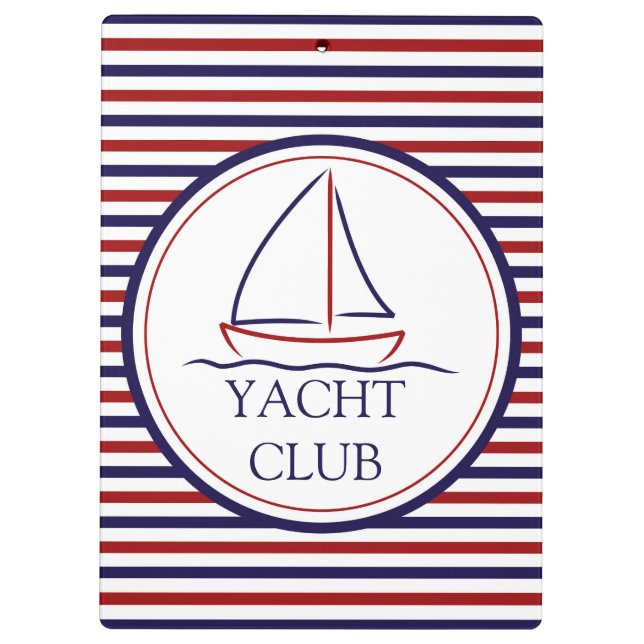 Carpeta De Pinza Club de Yates (Reverso)