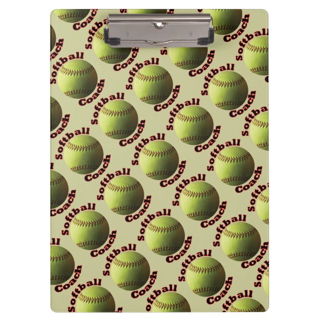 Carpeta De Pinza Coche amarillo del softball (Anverso)