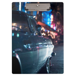 Carpeta De Pinza Coche del vintage de la impulsión del océano