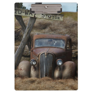 Carpeta De Pinza Coche viejo