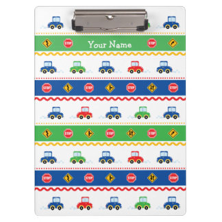 Carpeta De Pinza Coches coloridos adaptables lindos del dibujo