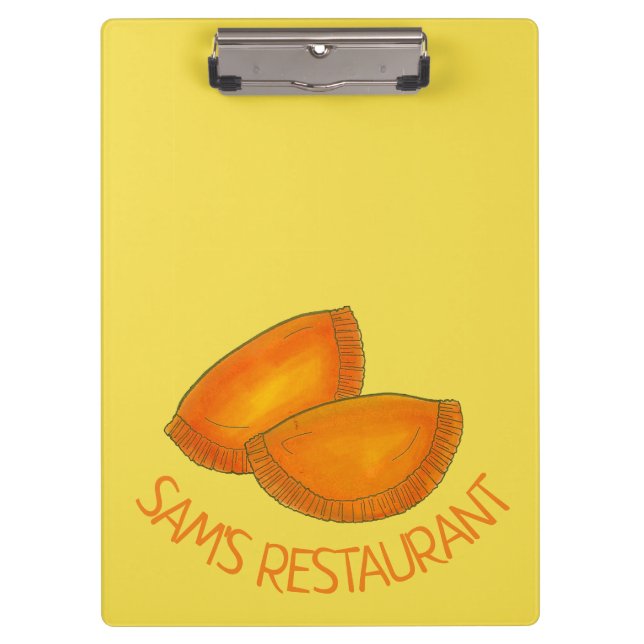 Carpeta De Pinza Cocina jamaiquina de carne de res Patty Caribbean  (Anverso)