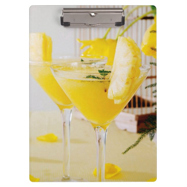 Carpeta De Pinza Cóctel de Fresca de piña y jengibre (Anverso)