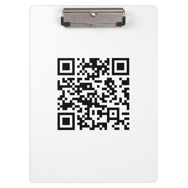Carpeta De Pinza Código QR creado al instante (introduciendo su URL (Anverso)