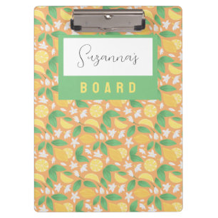 Carpeta De Pinza Colección de patrones de cesta de fruta - limón