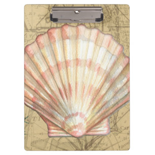 Carpeta De Pinza Collage costero del mapa