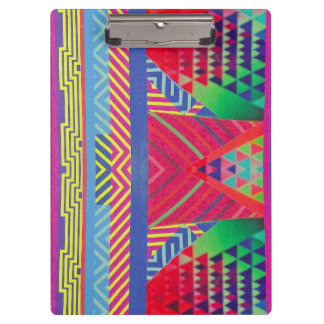 Carpeta De Pinza collage de bordes y triángulos del suroeste