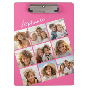 Carpeta De Pinza Collage de fotos de Instagram con 9 fotos cuadrada