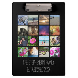 Carpeta De Pinza Collage de fotos o Instagram de dieciséis esquinas