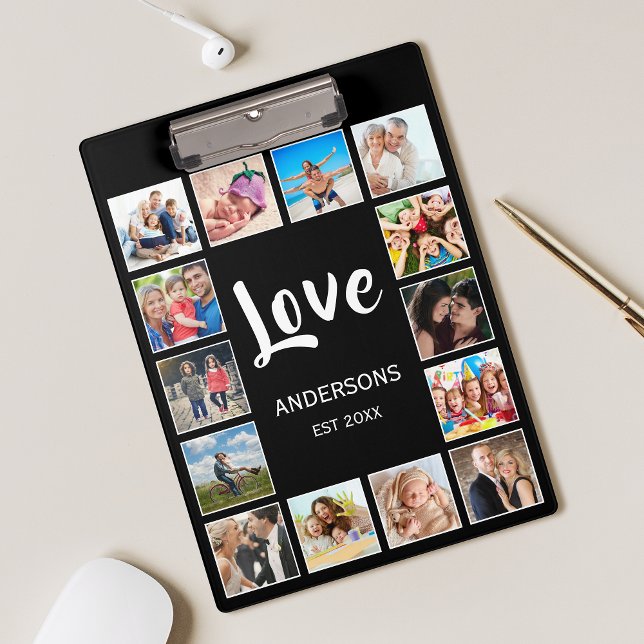 Carpeta De Pinza Collage de fotos personalizado familiar personaliz (Subido por el creador)