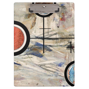 Carpeta De Pinza collage del arte abstracto, técnicas mixtas y