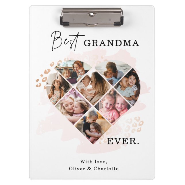 Carpeta De Pinza Collage del corazón (Anverso)