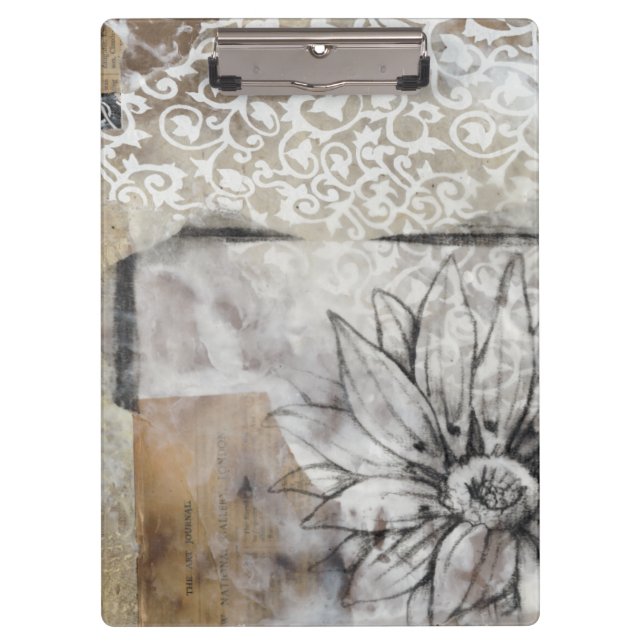 Carpeta De Pinza Collage Fleur II (Anverso)