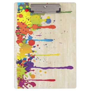 Carpeta De Pinza COLOR SALPICADO DIVERTIDO II + tu fondo e ideas