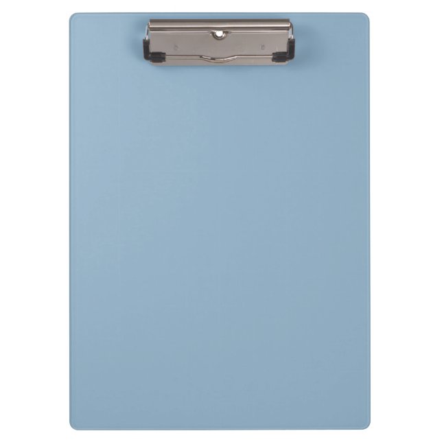 Carpeta De Pinza Color sólido azul claro pastel (Anverso)