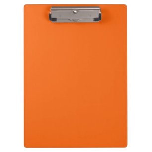 Carpeta De Pinza Color sólido tigre naranja