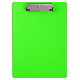 Carpeta De Pinza Color sólido verde neón | Clásica